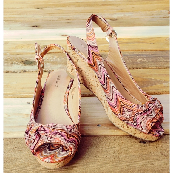 Nine West Shoes - Nine West ALYSSAOL Embroidered Low Wedge